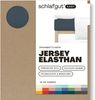 Schlafgut 'Easy' Spannbettlaken, MADE IN GREEN by OEKO-TEX®, Gummizug: rundum, Jersey Elasthan, Grey Deep, XL 180x200cm - 200x220cm Bild 2