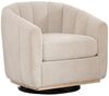 BBWL Drehstuhl mit 360°-Drehfunktion, Metallfuß, kürbisförmiger Club-Sessel, Moderner Chenille-Polsterhocker für Wohnzimmer, Schlafzimmer, Lounge Bild 2