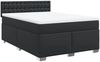 vidaXL Boxspringbett mit Matratze Schwarz 140x200 cm Kunstleder 3288424 Bild 3