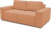 DOMO. collection Sofa 700 029, 2-Sitzer Couch mit Schlaffunktion und Federkernpolsterung, lose Rückenkissen, Polstergarnitur, 192 x 116 x 85 cm (BxTxH), lachs Bild 2