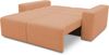 DOMO. collection Sofa 700 029, 2-Sitzer Couch mit Schlaffunktion und Federkernpolsterung, lose Rückenkissen, Polstergarnitur, 192 x 116 x 85 cm (BxTxH), lachs Bild 4