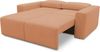DOMO. collection Sofa 700 029, 2-Sitzer Couch mit Schlaffunktion und Federkernpolsterung, lose Rückenkissen, Polstergarnitur, 192 x 116 x 85 cm (BxTxH), lachs Bild 5