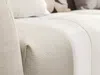 Vente-unique - NAEMIA Sofa SamtStoff Beige - B 233 cm x H 70 cm x L 263 cm Bild 5