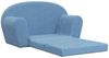 vidaXL Kinder-Schlafsofa 2-Sitzer Blau Weicher Plüsch 357002 Bild 4