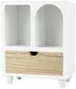 HTI-Living Schmuckkasten Minikommode mit Schublade MDF Aufbewahrungsschrank mit offenen Fächern (1 Stück, 1 Minikommode ohne Dekoration) Bild 3