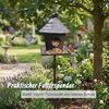 Relaxdays Gusseisen Vogelfutterhaus mit Ständer Bild 5