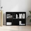 vidaXL Bücherregal Schwarz Eichen-Optik 66x30x98 cm Holzwerkstoff 862420 Bild 3