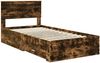 vidaXL Bettrahmen mit Schubladen Raucheiche 100 x 200 cm Holzwerkstoff 3410935 Bild 4