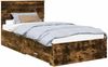 vidaXL Bettrahmen mit Schubladen Raucheiche 100 x 200 cm Holzwerkstoff 3410935 Bild 2