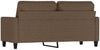vidaXL 2-Sitzer-Sofa Braun 140 cm Stoff 359166 Bild 5