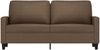vidaXL 2-Sitzer-Sofa Braun 140 cm Stoff 359166 Bild 3