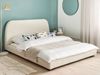 Wasserbett Stoff ROISEL 160 x 200 cm Hellbeige Bild 3