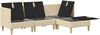 vidaXL Wohnzimmergarnitur mit Kissen mit Speicher 4 pcs Creme Stoff 3413710 Bild 4