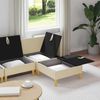 vidaXL Wohnzimmergarnitur mit Kissen mit Speicher 4 pcs Creme Stoff 3413710 Bild 3