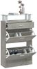 vidaXL Schuhschrank Betongrau 63x24x104 cm Holzwerkstoff 342565 Bild 4
