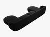 Micadoni Panorama-Sofa Miley 5-Sitzer Chenille Eden Anthrazit Bild 3