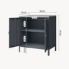 Outdoor Schrank Bolognano 92x80x50 cm Dunkelgrau, matt [casa. pro] Bild 2