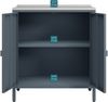 Outdoor Schrank Bolognano 92x80x50 cm Dunkelgrau, matt [casa. pro] Bild 3