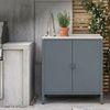 Outdoor Schrank Bolognano 92x80x50 cm Dunkelgrau, matt [casa. pro] Bild 5