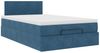 vidaXL Ottoman-Bett mit Matratze & LEDs Dunkelblau 120x200 cm Samt 3312546 Bild 5