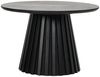 Couchtisch Gobens Ø60 cm Schwarz - Moderner Sofatisch mit zentralem Standfuß Bild 4