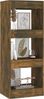 vidaXL Bücherregal/Raumteiler Räuchereiche 40x30x103 cm Holzwerkstoff 813587 Bild 4