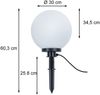 Kugelleuchte, 1 x E27/23W, Ø 300 Ø 300 1x E27/27W Bild 3