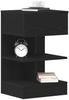 vidaXL Nachttisch Schwarz Eichen-Optik 40 x 35 x 65 cm Holzwerkstoff 862699 Bild 3