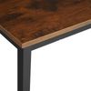tectake Schreibtisch Schrebitisch (1-St, 1 tlg), Schnörkelloser Schreibtisch im rustikalen Industrial Style Bild 5