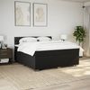 vidaXL Boxspringbett mit Matratze Schwarz 180x200 cm Stoff 3285976 Bild 3