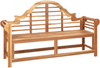 Gartenbank MARLBORO 196 cm Akazienholz Heller Holzfarbton Bild 4