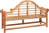 Gartenbank MARLBORO 196 cm Akazienholz Heller Holzfarbton Bild 5