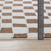 Livabliss Teppich GIJON, rechteckig, Höhe: 14 mm, Skandinavischer Teppich, Modernes Karo Design, Kurzflor, Wohnzimmer Bild 3