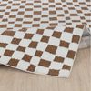 Livabliss Teppich GIJON, rechteckig, Höhe: 14 mm, Skandinavischer Teppich, Modernes Karo Design, Kurzflor, Wohnzimmer Bild 2