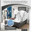 Boxspringbett Rockstar® Limited Edition II Samt 180x200 cm in Dunkelgrau und Härtegrad H3 Bild 3