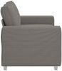 vidaXL Zweisitzer-Sofa Hellgrau 160x77x82 cm Cordstoff 4105193 Bild 5