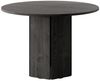 Selsey Hexa Esstisch, Laminierte Platte, Esche Schwarz, 110 cm Bild 3