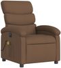 vidaXL Massagesessel Elektrisch Braun Stoff 3203970 Bild 4