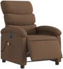 vidaXL Massagesessel Elektrisch Braun Stoff 3203970 Bild 3