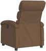 vidaXL Massagesessel Elektrisch Braun Stoff 3203970 Bild 5