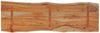 vidaXL Tischplatte 120x40x2,5cm Rechteckig Massivholz Akazie Baumkante 370614 Bild 4