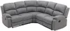 Vente-unique - RIETI Sofa Stoff Grau - B 229 cm x H 100 cm x L 229 cm Bild 3