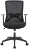 Vente-unique - DELVORA Office chair Stoff Schwarz - B 55,5 cm x H 93 cm100,5 cm x L 61 cm Bild 2