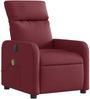 vidaXL Massagesessel Elektrisch Weinrot Stoff 3206693 Bild 4