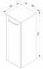 FACKELMANN B.CLEVER Midischrank 31 cm breit, Weiß Bild 5