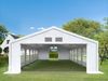 Toolport Partyzelt Pavillon, mit Fenster, PE Plane 550 N weiß, 6x12 m Bild 3
