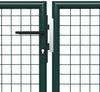 vidaXL Gartentor aus Stahl 500 x 75 cm Grün 144316 Bild 4