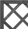 vidaXL Garten-Spalier mit Blumenkasten Schwarz 70x30x135 cm Tannenholz 316427 Bild 5