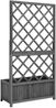 vidaXL Garten-Spalier mit Blumenkasten Schwarz 70x30x135 cm Tannenholz 316427 Bild 4