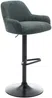 Vente-unique - LILIYA Barhocker Samt Grün - B 49 cm x H 102 cm86 cm x L 51 cm Bild 4